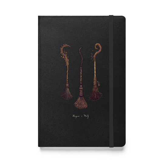 Witches' Broomsticks Hardcover Notebook