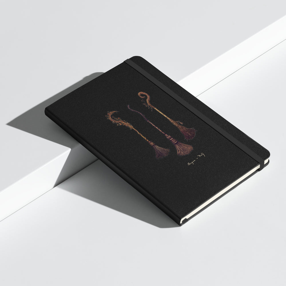 Witches' Broomsticks Hardcover Notebook