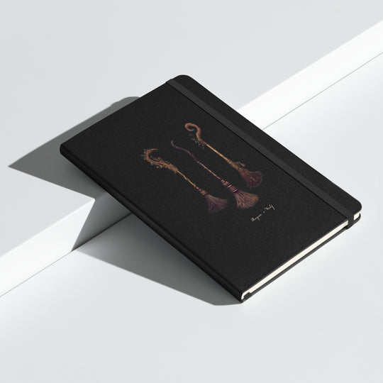 Witches' Broomsticks Hardcover Notebook