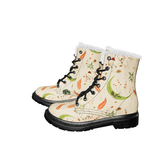 Beige Moonlit Botanica Winter Boots