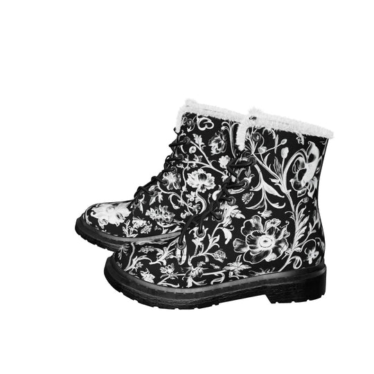 Black Baroque Winter Boots