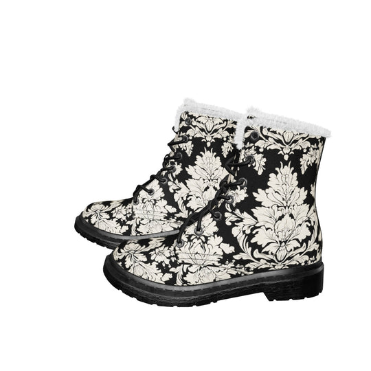 Black Faded Regal Winter Boots