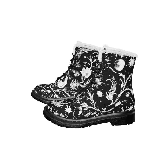 Black Lunaria Winter Boots