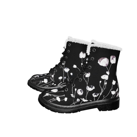 Black Poppy Winter Boots