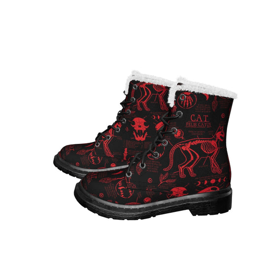 Blood Cat Study Winter Boots