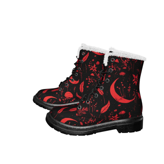 Blood Moonlit Botanica Winter Boots