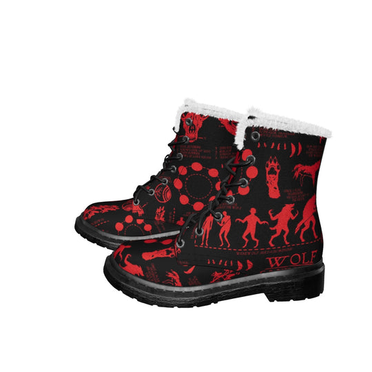 Blood Wolf Study Winter Boots