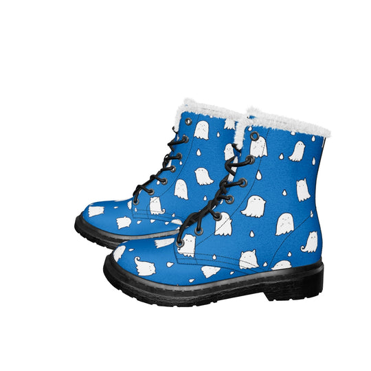 Blue Ghost Party Winter Boots