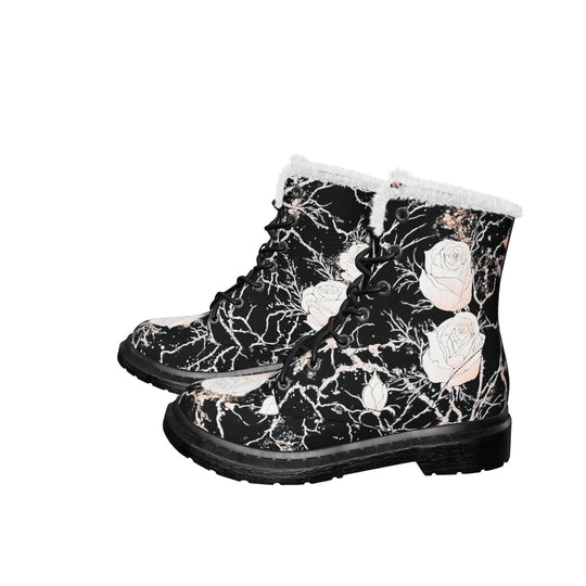 Blush Kintsugi Rose Winter Boots