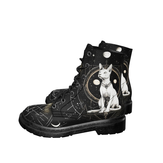 Cosmic Sphynx Cat Boots