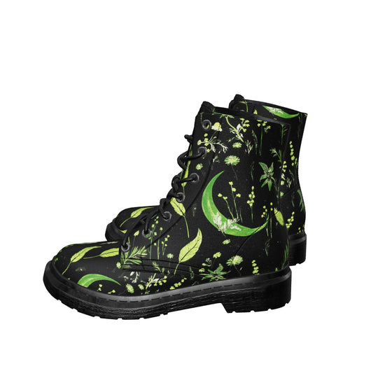 Green Moonlit Botanica Boots