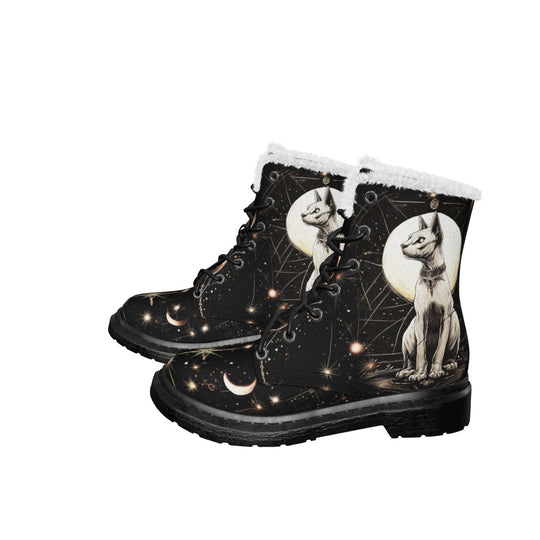 Lunar Sphynx Cat Winter Boots