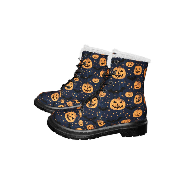 Pumpkin Party Winter Boots
