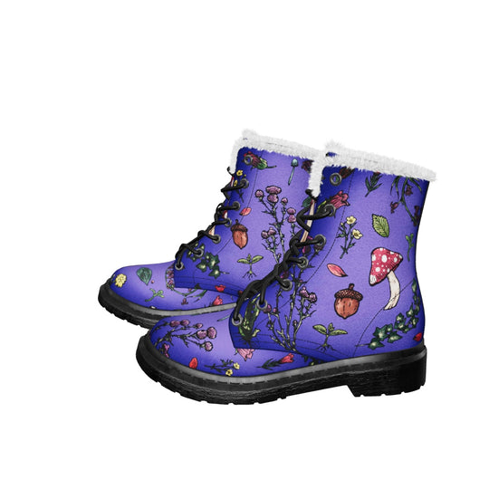 Purple Herbology Winter Boots