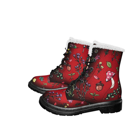 Red Herbology Winter Boots