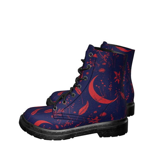 Scarlet Moonlit Botanica Boots