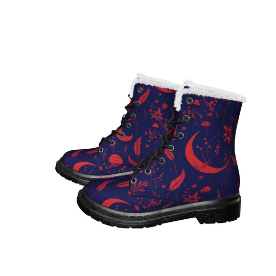 Scarlet Moonlit Botanica Winter Boots