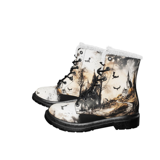 Vampire Mansion Winter Boots