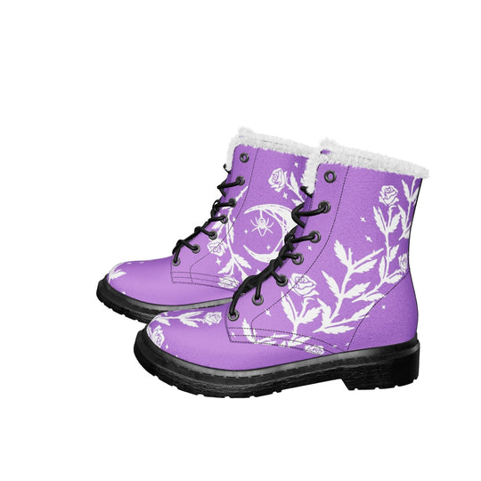 Violet Black Widow Winter Boots