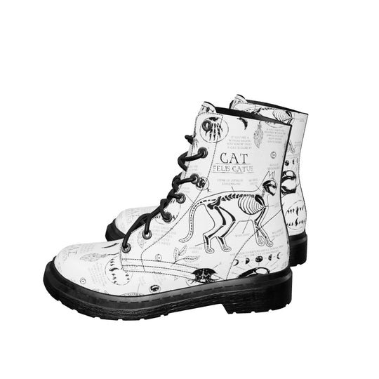 White Cat Study Boots