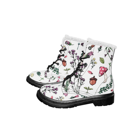 White Herbology Winter Boots
