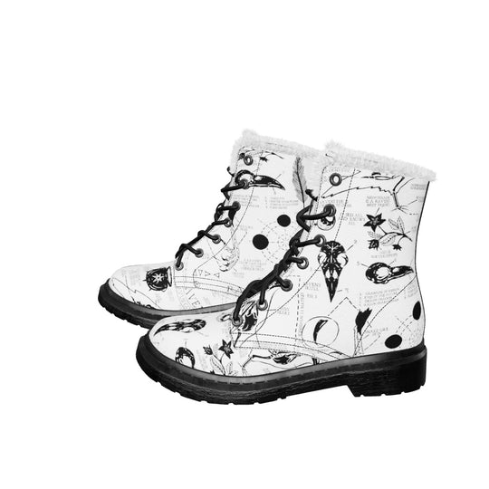 White Raven Study Winter Boots