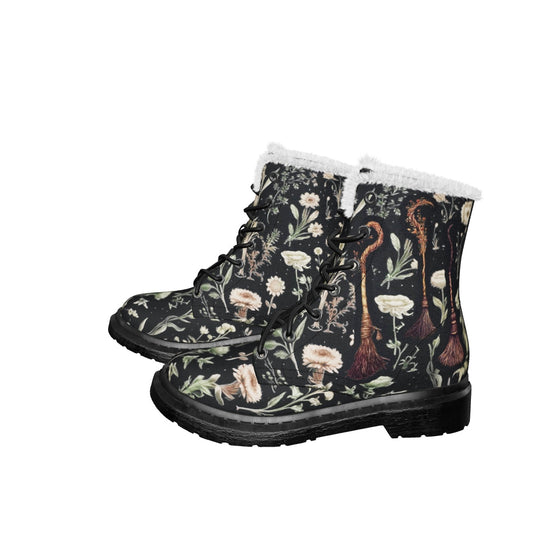 Witches' Broomsticks Winter Boots