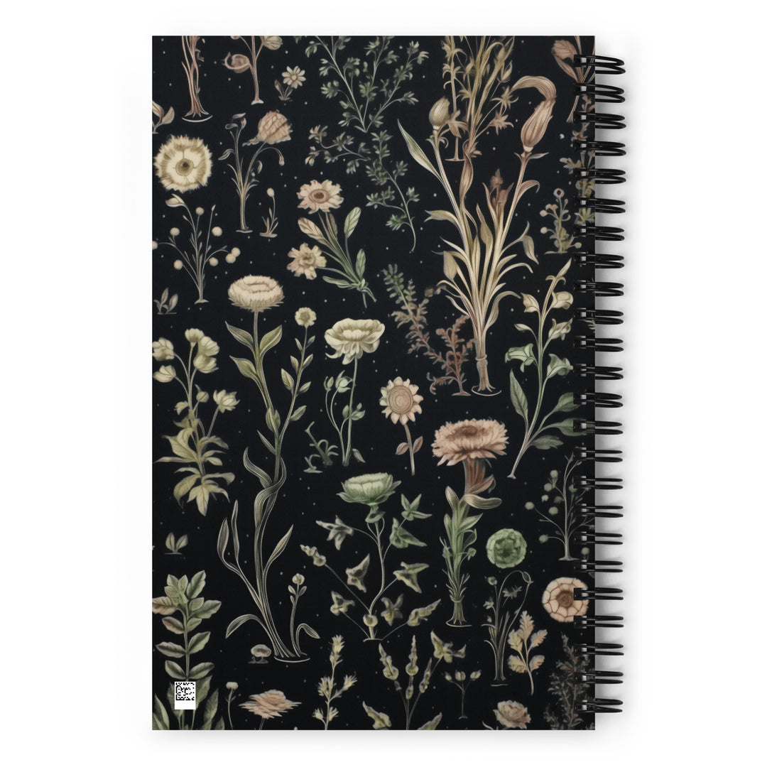 Witches' Broomsticks Spiral Notebook