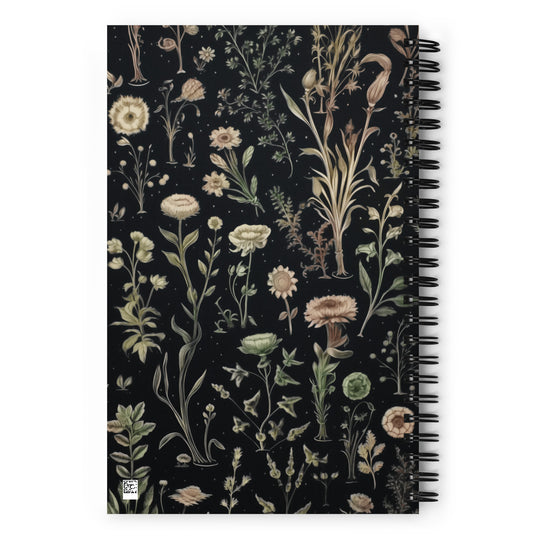 Witches' Broomsticks Spiral Notebook