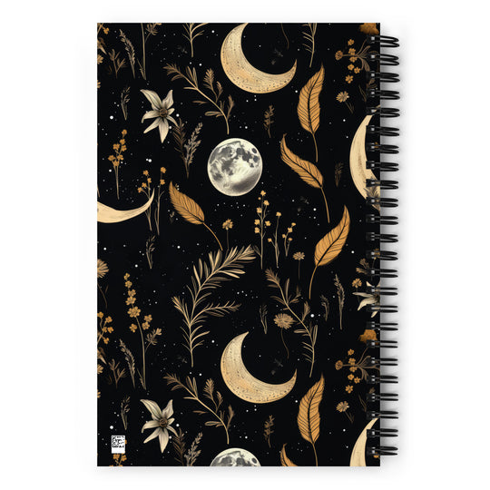 Moonlit Botanica Spiral Notebook