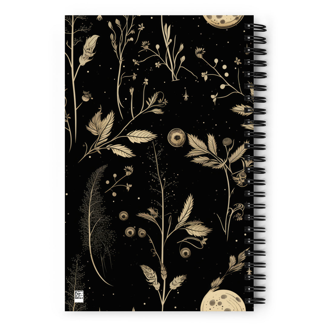 Twilight Garden Spiral Notebook