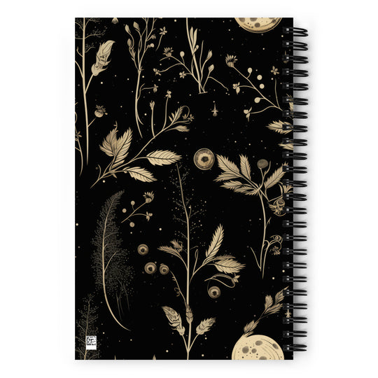 Twilight Garden Spiral Notebook