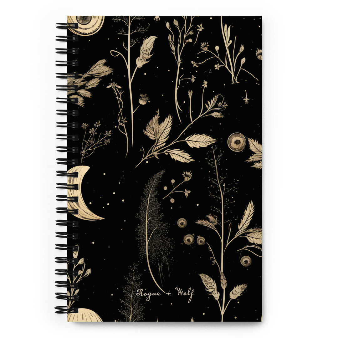 Twilight Garden Spiral Notebook
