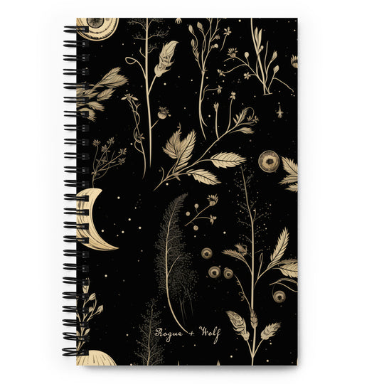 Twilight Garden Spiral Notebook