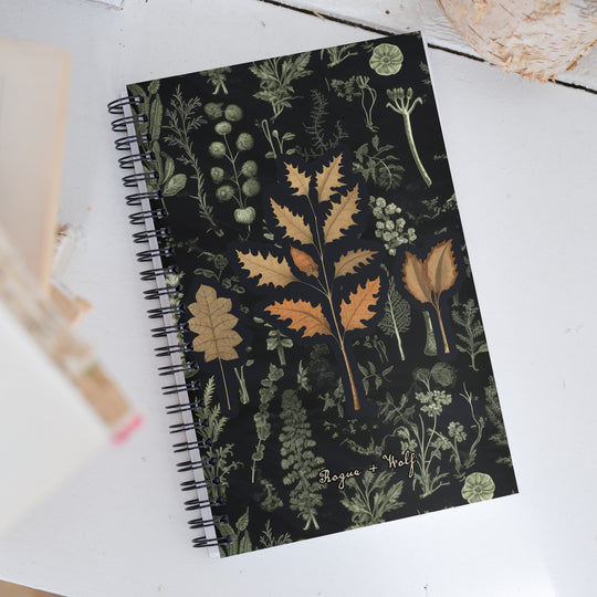 Autumn Memoir Spiral Notebook