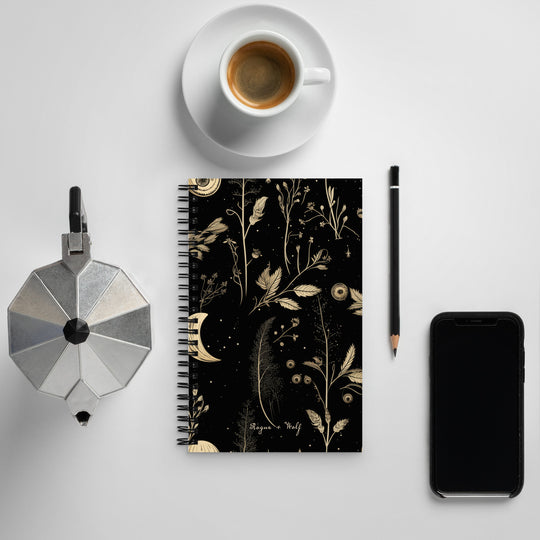 Twilight Garden Spiral Notebook