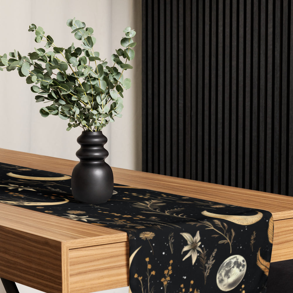 Moonlit Botanica Table Runner