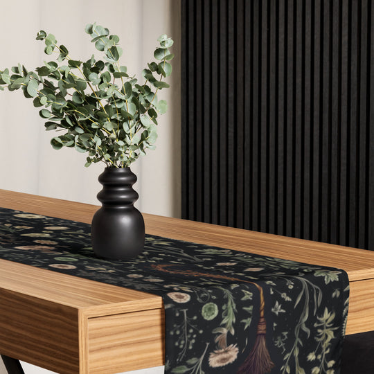 Witches' Broomsticks Table Runner