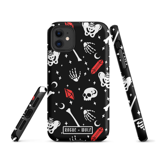 Skulls & Crystals Tough Phone Case for iPhone