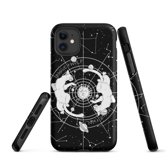 Purr Nebula Tough Phone Case for iPhone