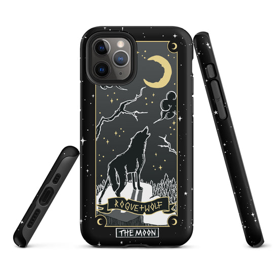 Moon Tarot Tough Phone Case for iPhone - Witchy Shockproof Anti-scratch Goth Accessory Cover Occult Goth Gifts