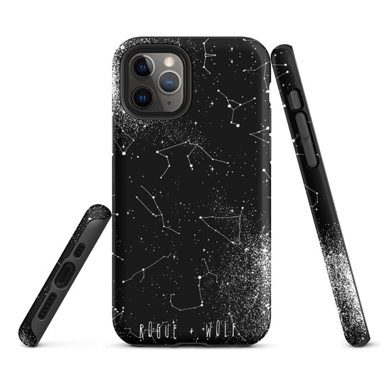 Constellation Tough Phone Case for iPhone - Shockproof Anti-scratch Goth Witchy Phone Cover Gothic Christmas Gifts