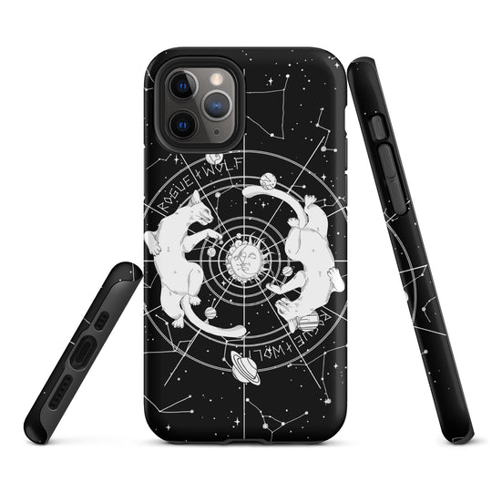 Purr Nebula Tough Phone Case for iPhone