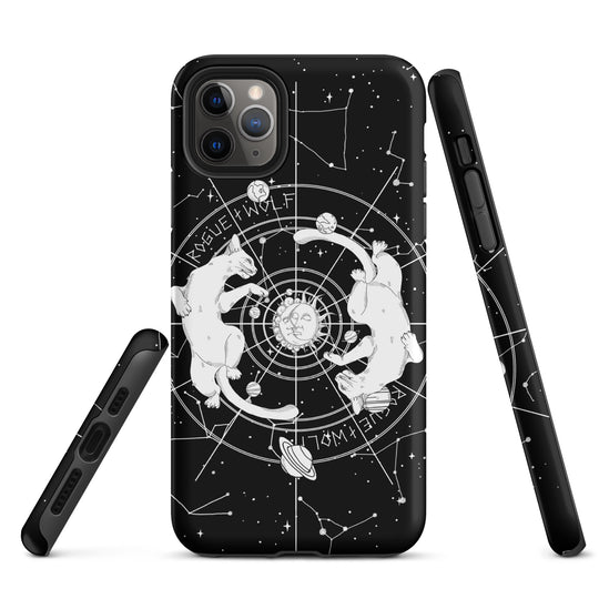 Purr Nebula Tough Phone Case for iPhone