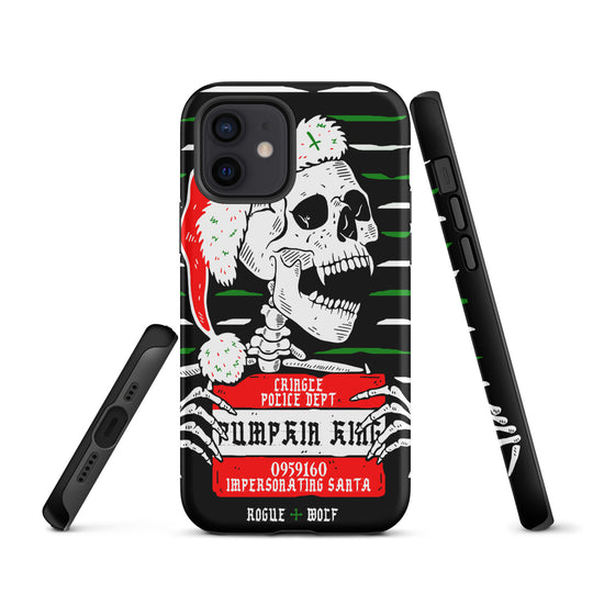 Pumpkin King Tough Phone Case for iPhone - Xmas Goth Anti-scratch Cover Witchy Christmas Gothic Gifts