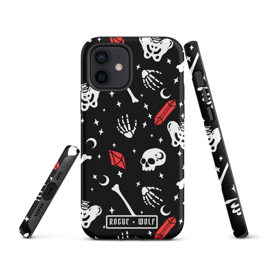 Skulls & Crystals Tough Phone Case for iPhone