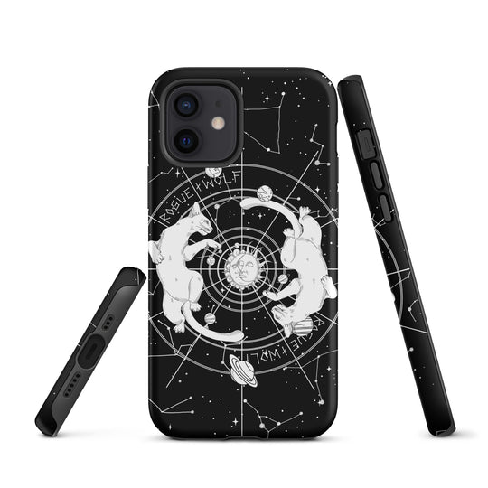 Purr Nebula Tough Phone Case for iPhone