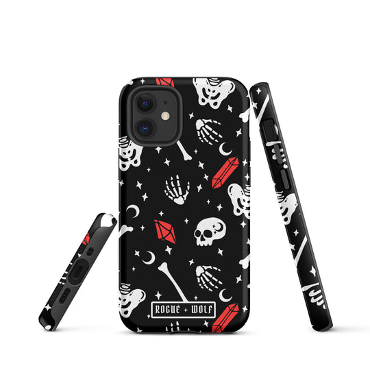 Skulls & Crystals Tough Phone Case for iPhone