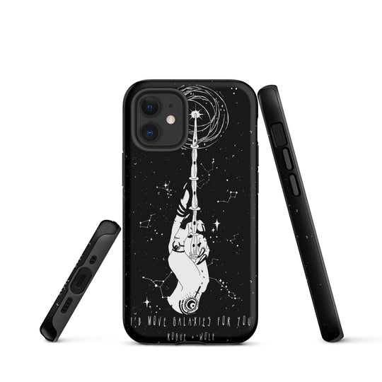 Cosmic Devotion Tough Phone Case for iPhone - Shockproof Anti-scratch Witchy Goth Cool Fun Christmas Gift