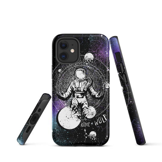 Cosmic Explorer Tough Phone Case for iPhone - Anti-scratch Shockproof Witchy Phone Cover Goth Gifts